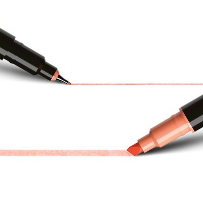 BIC Intensity Dual Tip - 6 Feutres Surligneurs double pointe - couleurs assorties