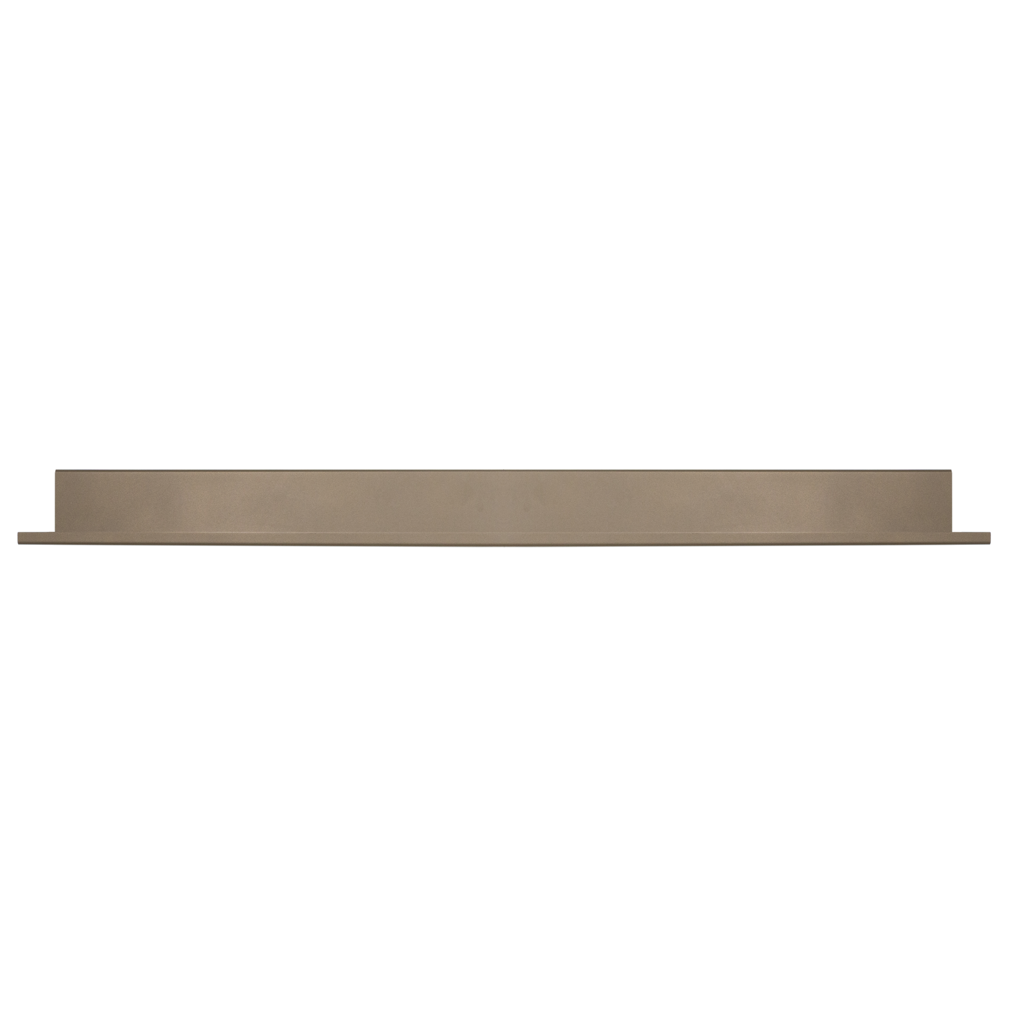 Wandplank 120x15 cm anodic brons