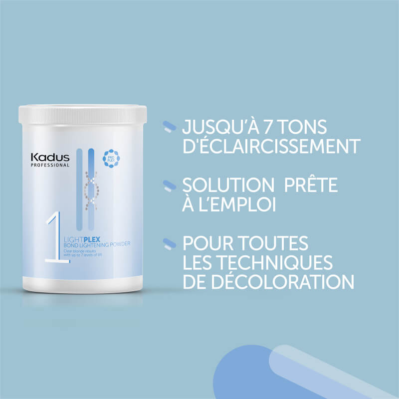 Poudre de décoloration Lightplex N°1 Kadus 1kg (2x500g)