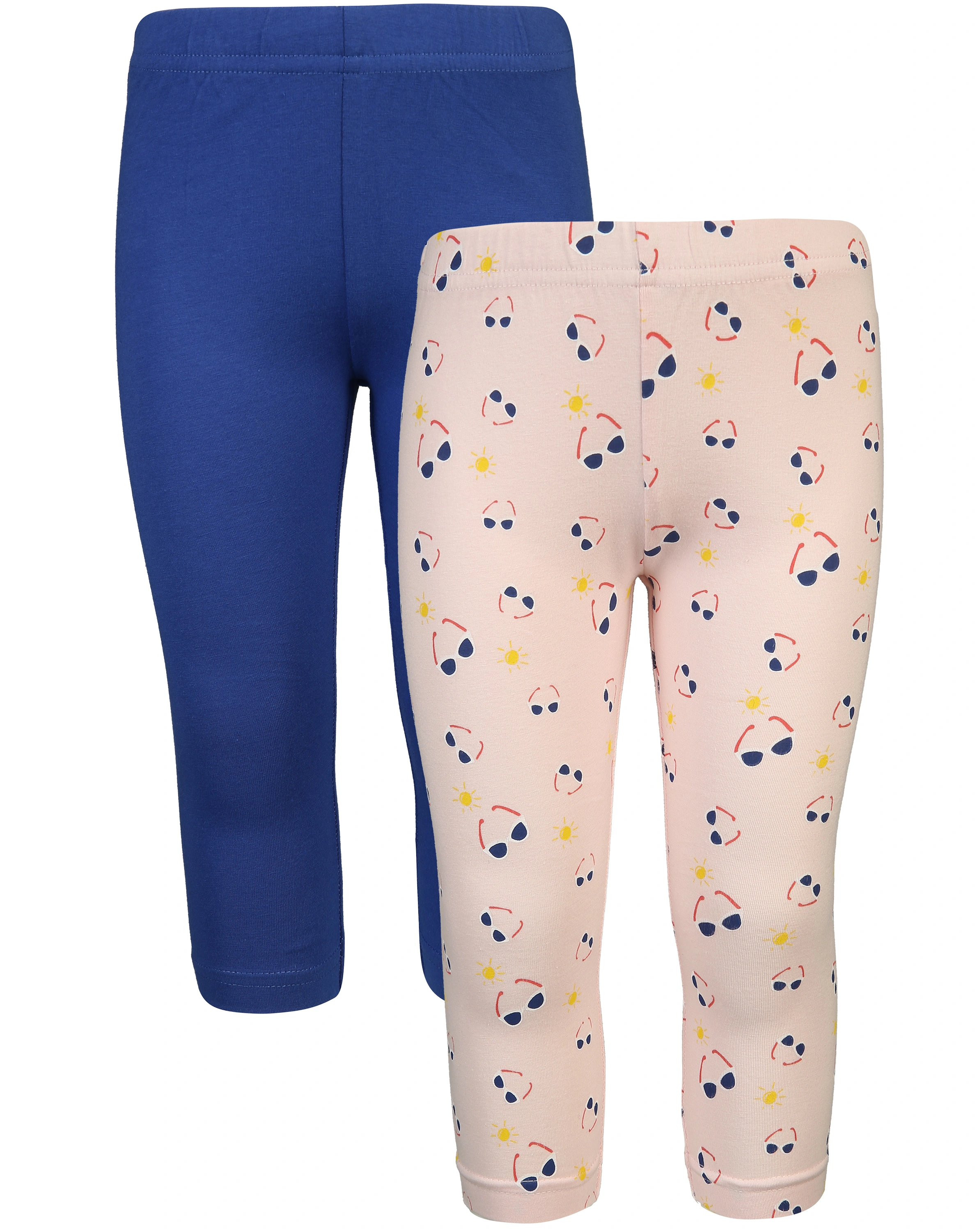 Capri-Leggings FLORIDA 2er-Pack in royalblau/rosa