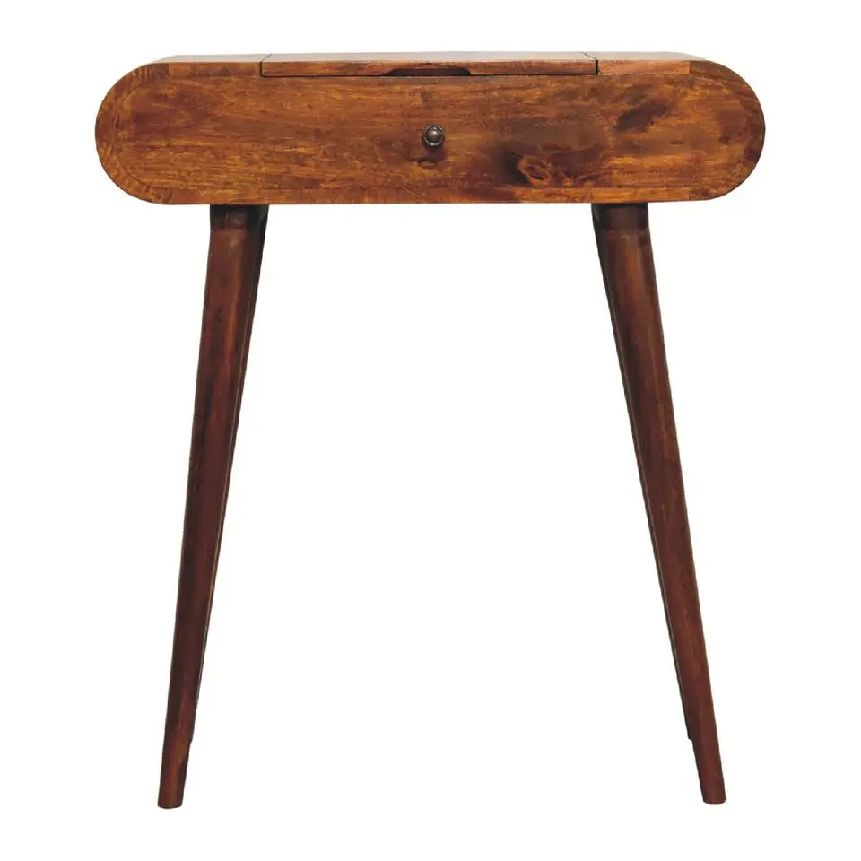 Kastanje Vouwbare Make-up Sidetable