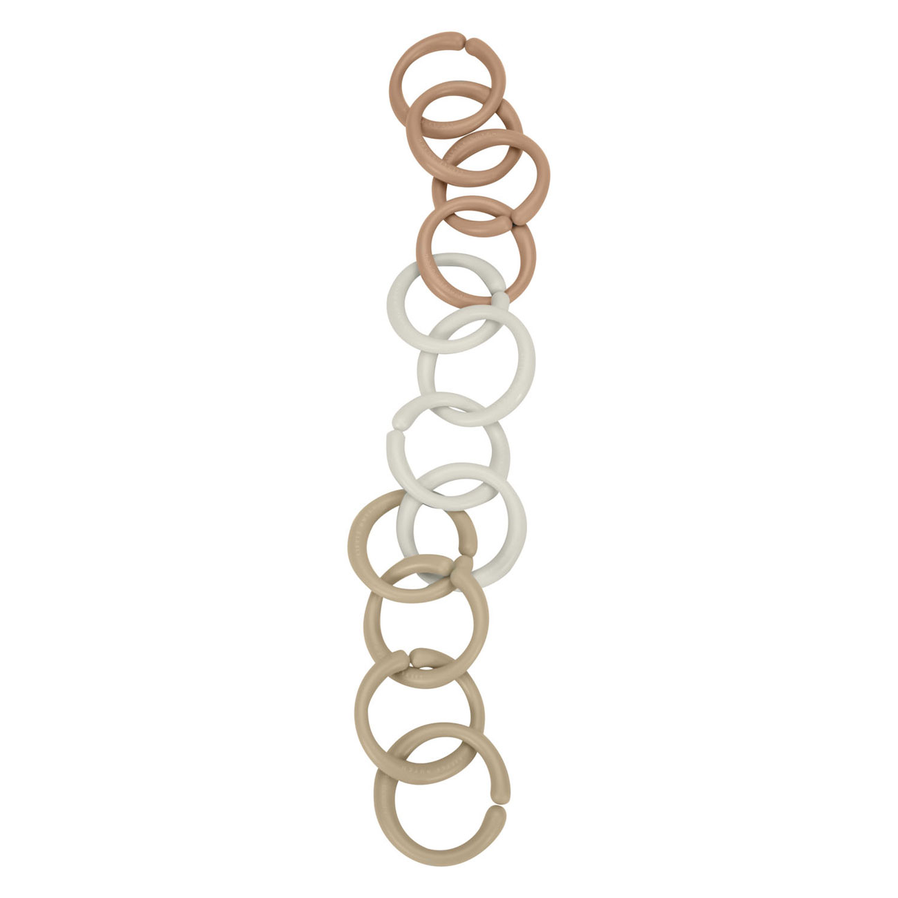 Little Dutch Little Loops Speelgoedringen Beige, 12dlg.