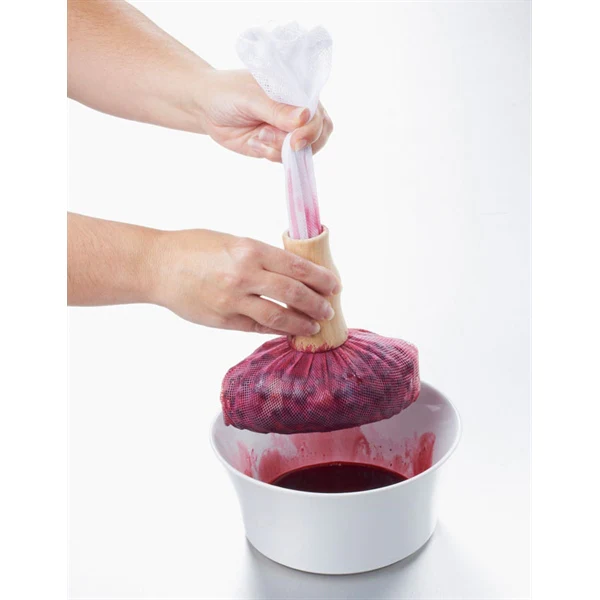 Kit faire son coulis : mousseline à gelée, entonnoir et 100 étiquettes