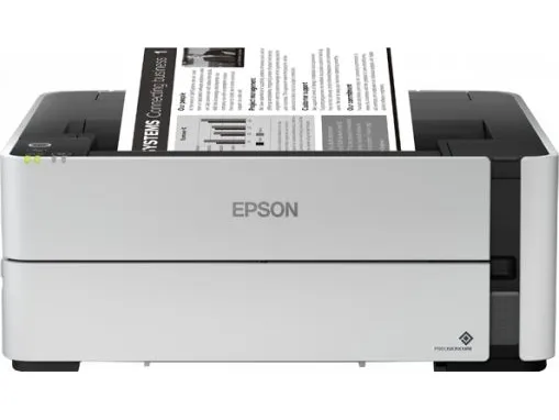 Epson EcoTank M1170 - Printer - S/H - Duplex - blækprinter - kan genopfyldes - A4/Legal - 1200 x 2400 dpi - op til 20 spm - kapacitet: 250 ark - USB 2.0, Gigabit LAN, Wi-Fi(n) - hvid