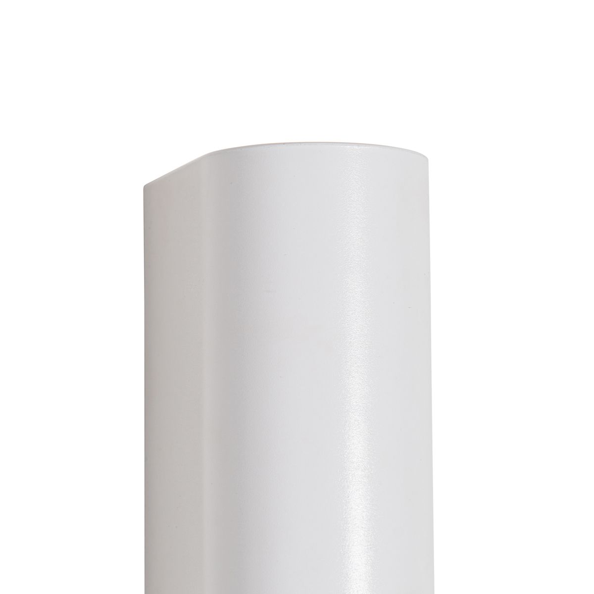 Moderne buiten wandlamp wit kunststof ovaal 2-lichts - Baleno