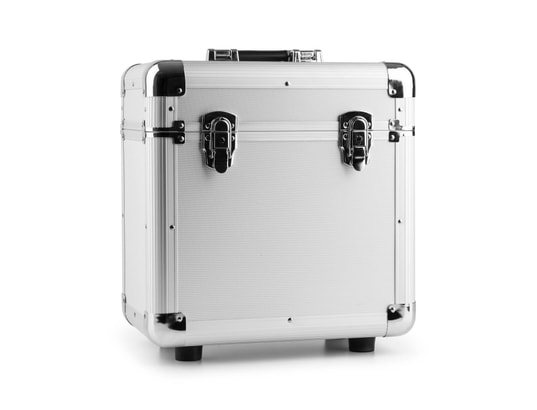 POWER DYNAMICS - Platine vinyle USB Rc80 12 valise à vinyles en aluminium pour 80 lp – argent