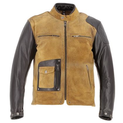Blouson Helstons JOHNSON - Noir / Beige