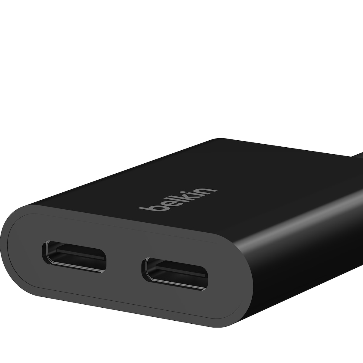 Belkin USB-C lyd og ladeadapter (sort)
