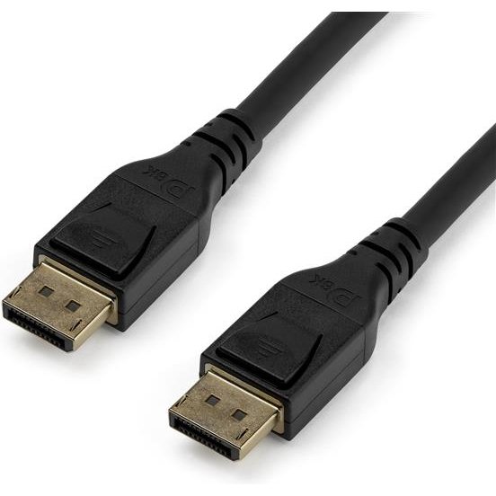StarTech.com Câble Certifié VESA DisplayPort 1.4 5m - 8K 60Hz HBR3 HDR - Cordon Écran Super UHD DisplayPort vers DisplayPort - Câble Fin Ultra HD 4K 120Hz DP 1.4 M/M Connecteur M/M