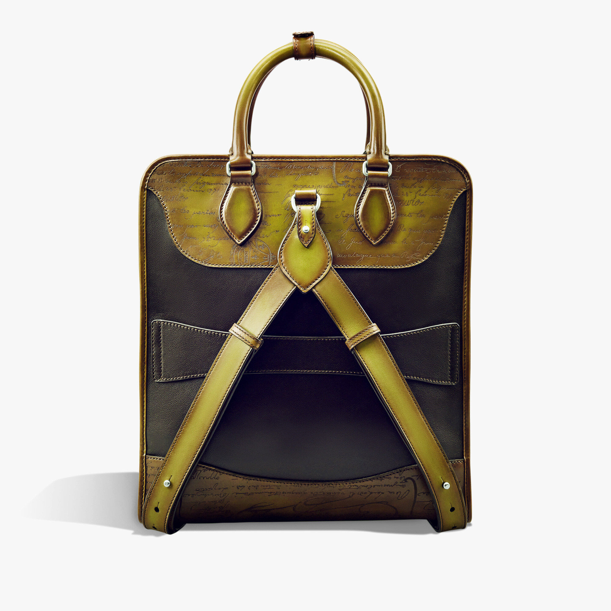 Sac A Dos Premier Jour En Cuir Scritto