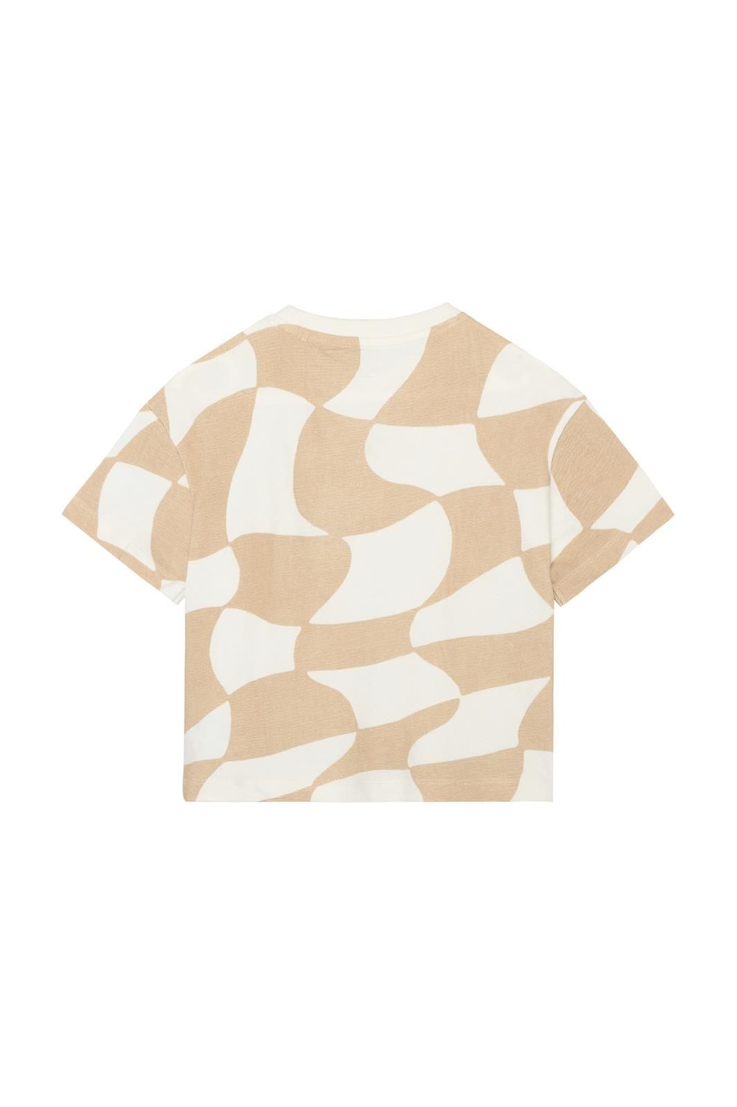 Noppies Kids T-shirt all over print - Egret