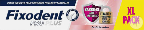 Fixodent Pro Plus Barrière Anti-Particules Gôut Neutre Tube 57g