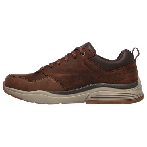 Skechers Relaxed Fit Banago Waterproof Sneakers, Dark Brown, 47.5