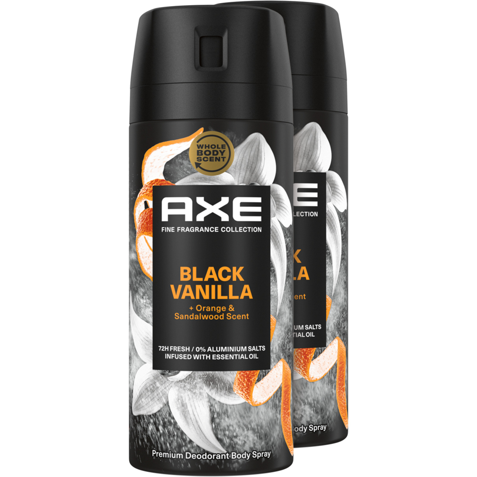 AXE Black Vanilla Bodyspray 2x 150 ml