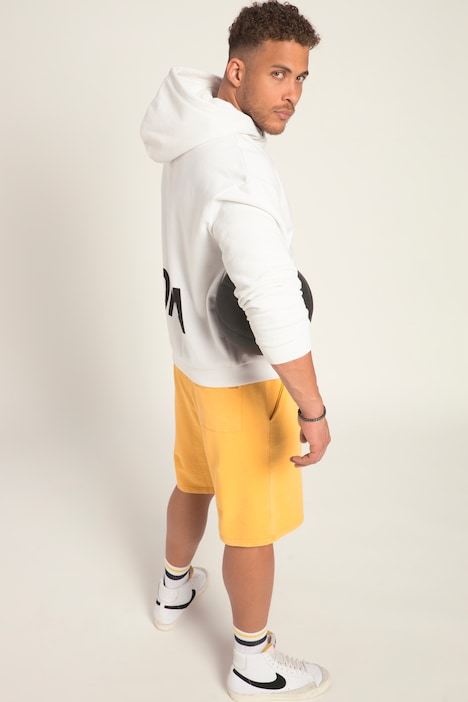 STHUGE Hoodie, Langarm, Oversize, Kapuze, Rückenprint, bis 8 XL
