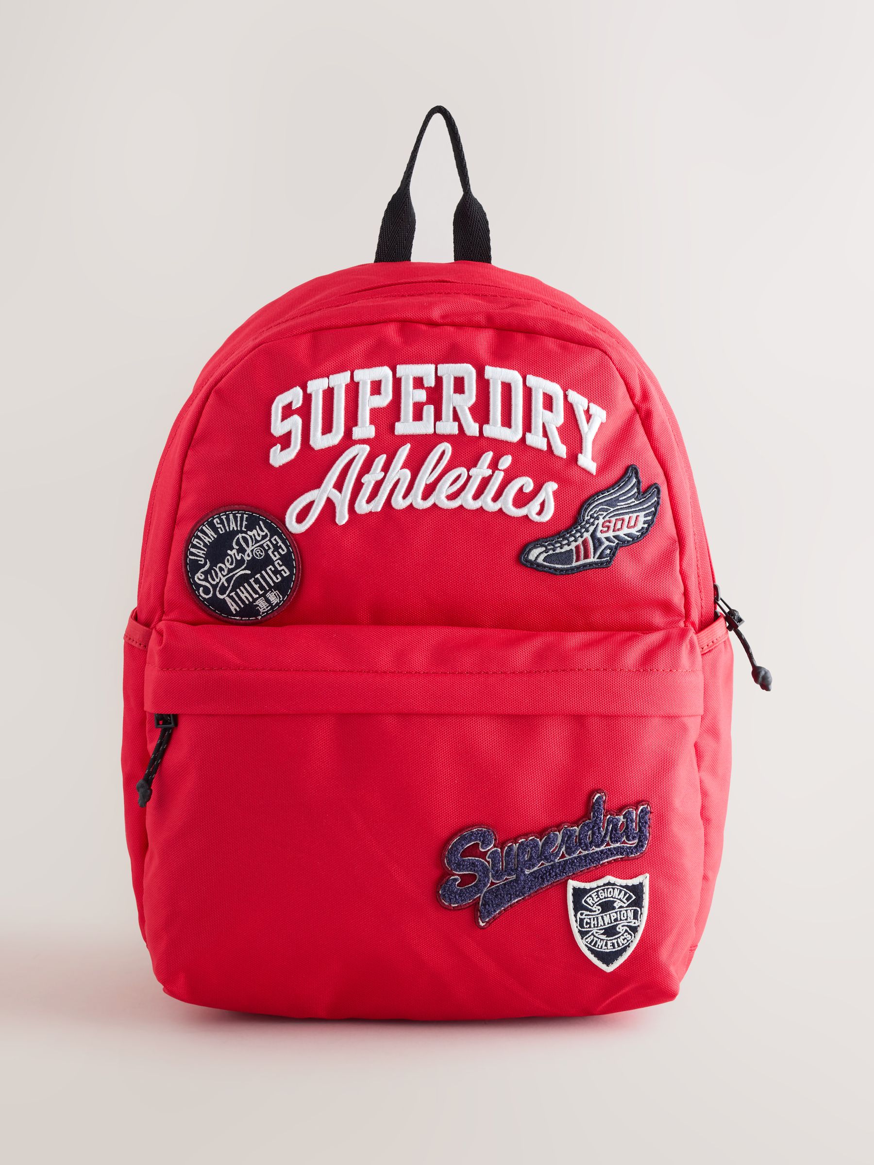 Rood - Superdry Back to School Embroidered Varsity Badge Logo Backpack