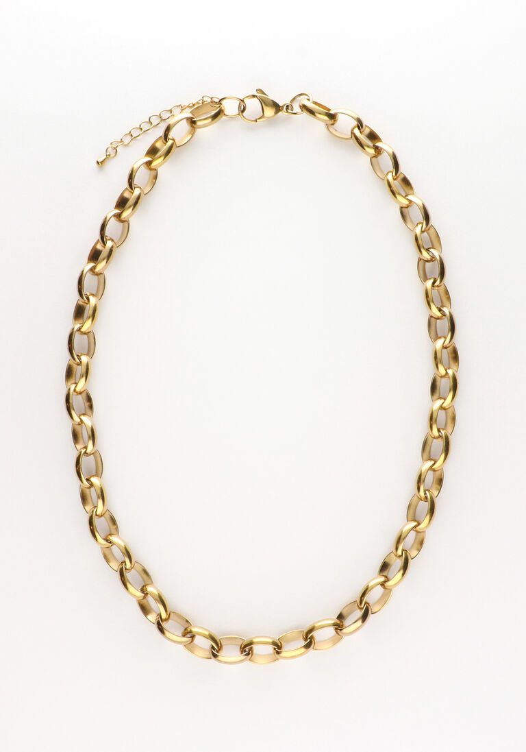 NOTRE-V gouden notre-v ketting ketting schakel #3