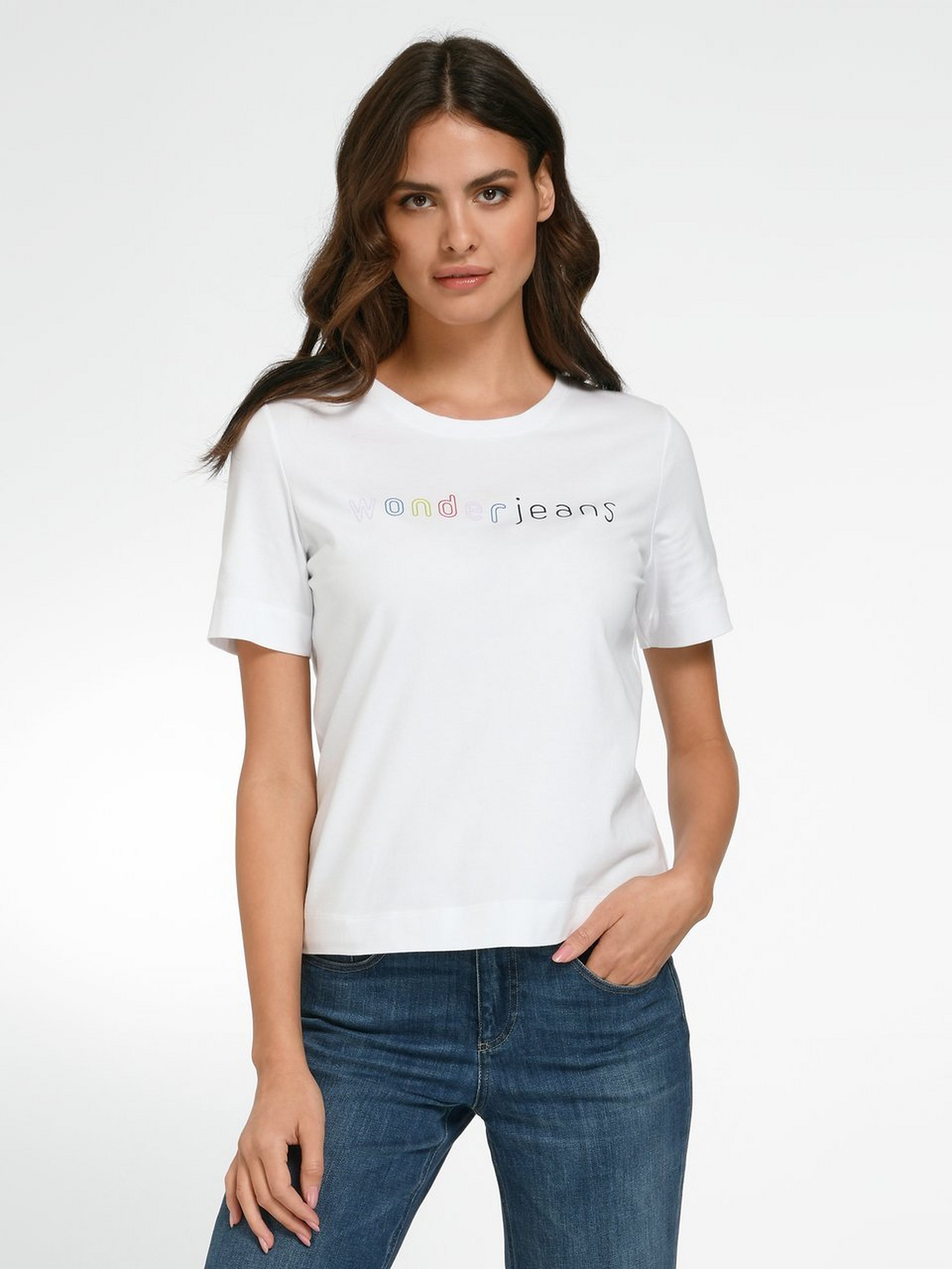 Rundhals-Shirt