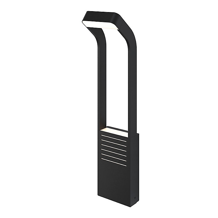 Potelet Majorca LED intégrée 650lm 23W IP44 GoodHome noir