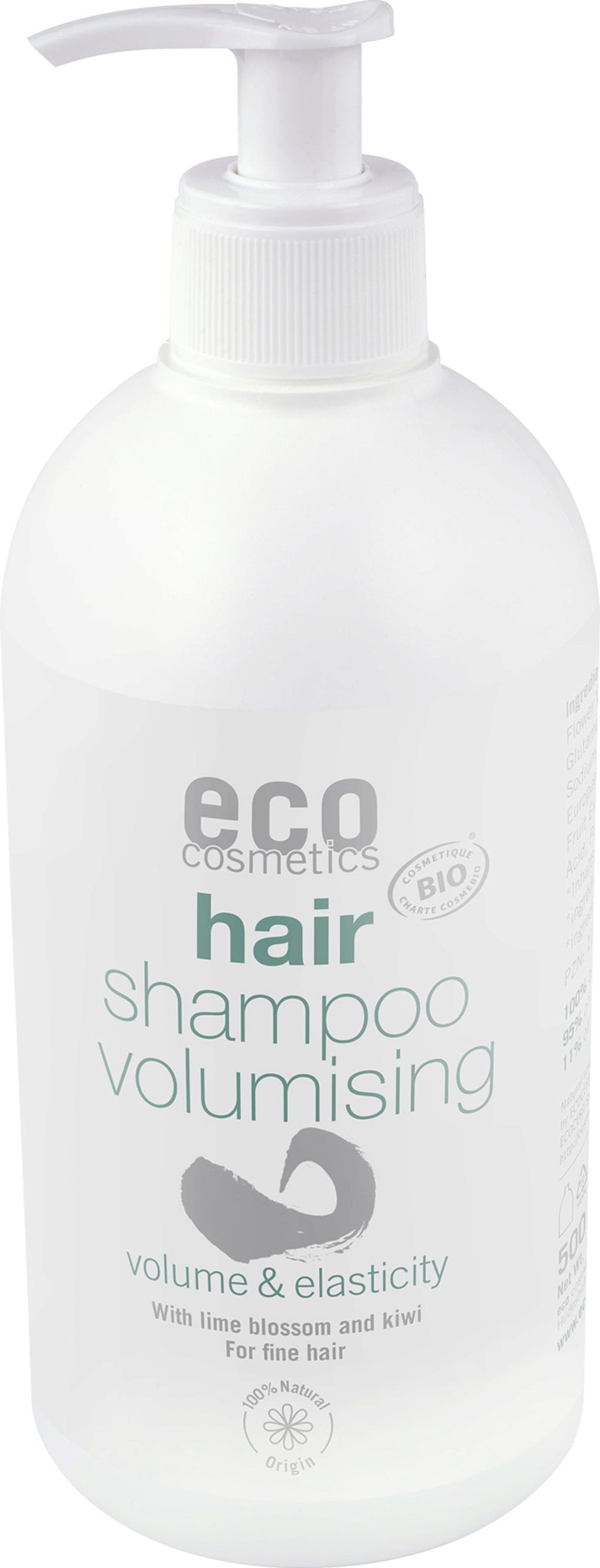 eco cosmetics  Volumen-Shampoo Lindenblüte & Kiwi, 500 ml