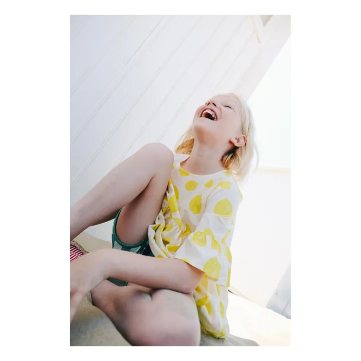 Holi & Love Blouse Pia Citron Coton Bio | Jaune