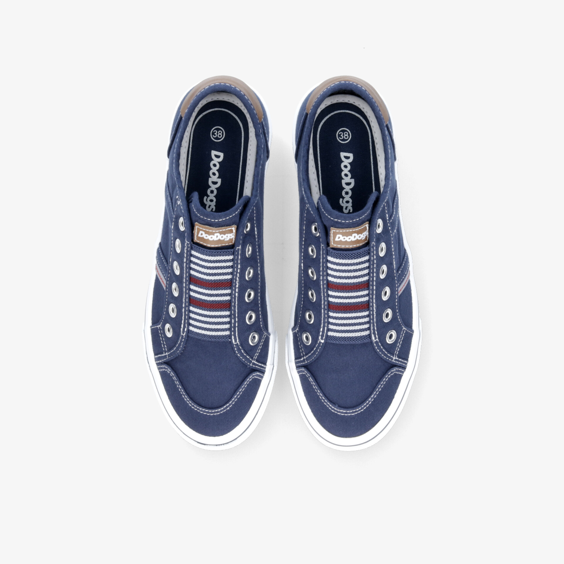 DooDogs Damen Slip On blau