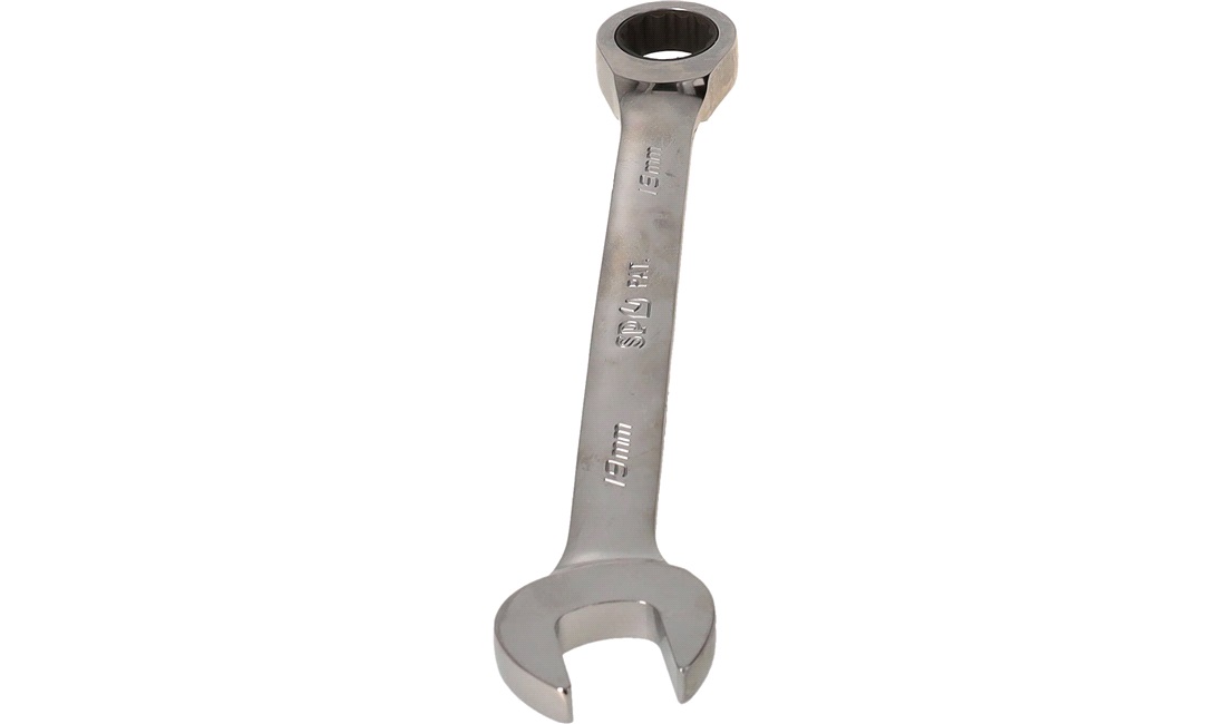 Ringgaffelnøgle 19mm m/skralde