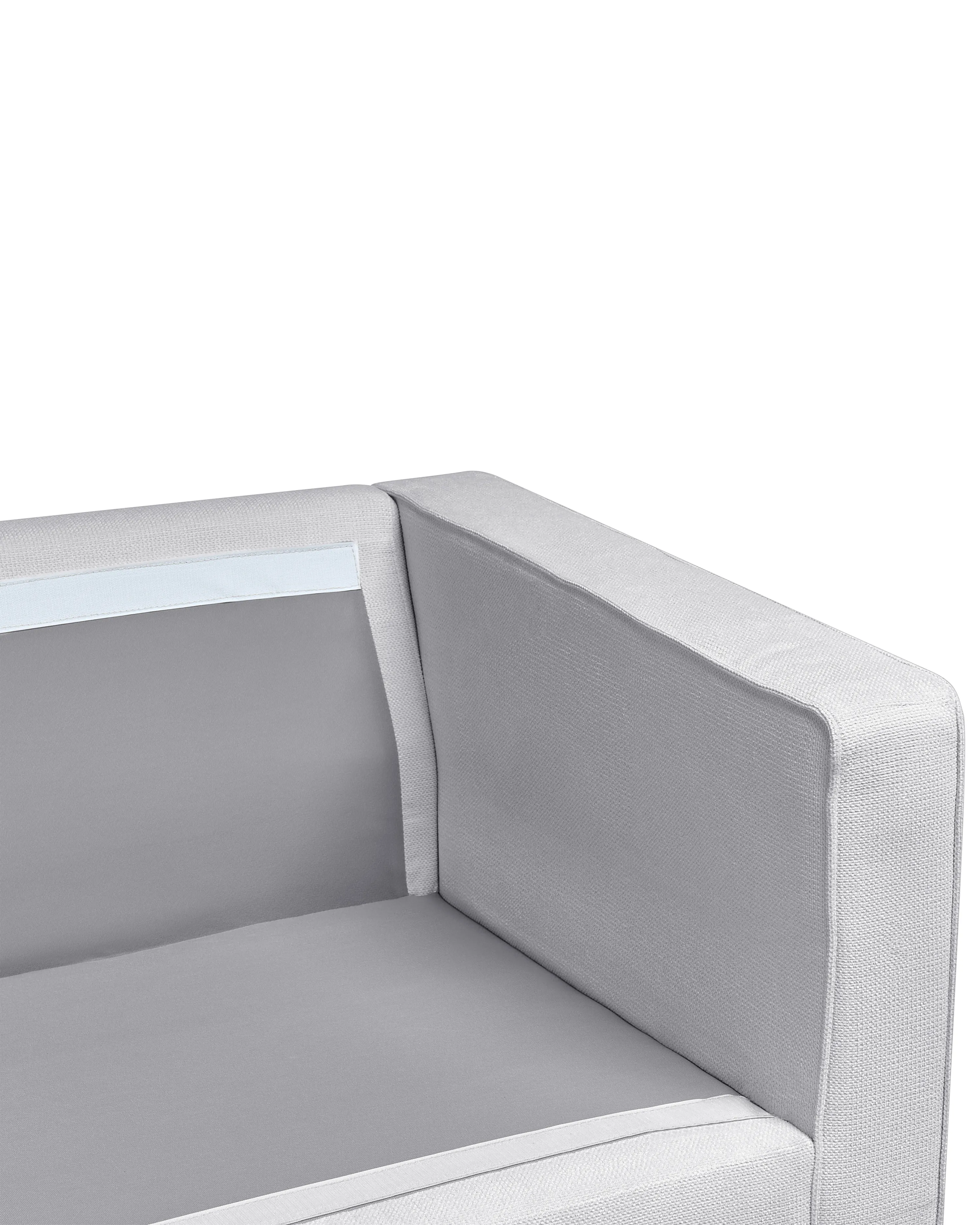 Fauteuil SAVALEN Stof Lichtgrijs