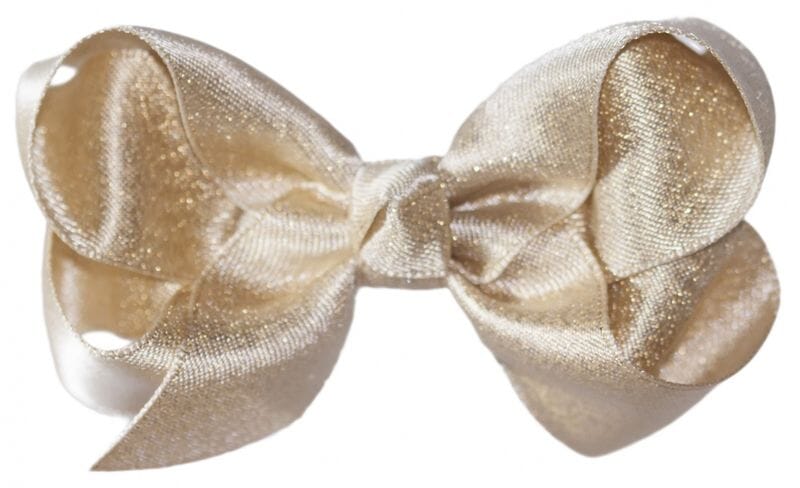Sløyfe stor metallic Gold - Den lille prikken - Rumpetroll