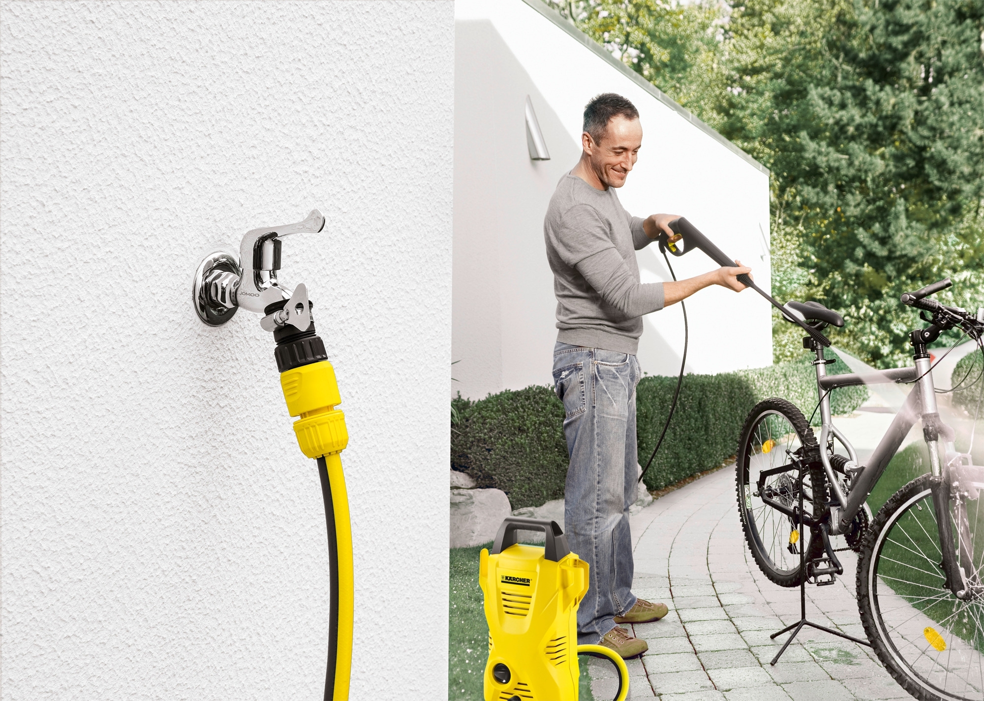 Kärcher Außenhahn Adapter für Wasserhähne ohne Gewinde