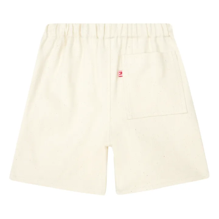 PDenim Short en Denim Coton Bio | Ecru