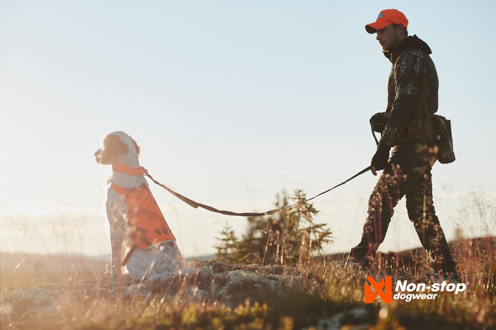 Non-Stop Dogwear Camo Cover<br>Striper i 3M™ refleks