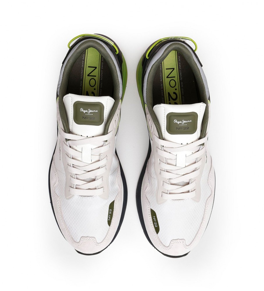 Tênis Pepe Jeans N22 Evolution M de couro branco