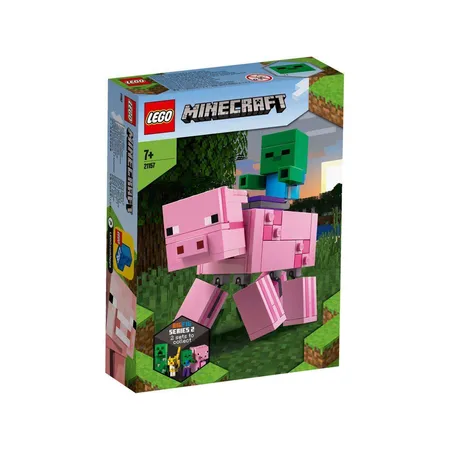 LEGO® Minecraft™ BigFig Schwein mit Zombiebaby