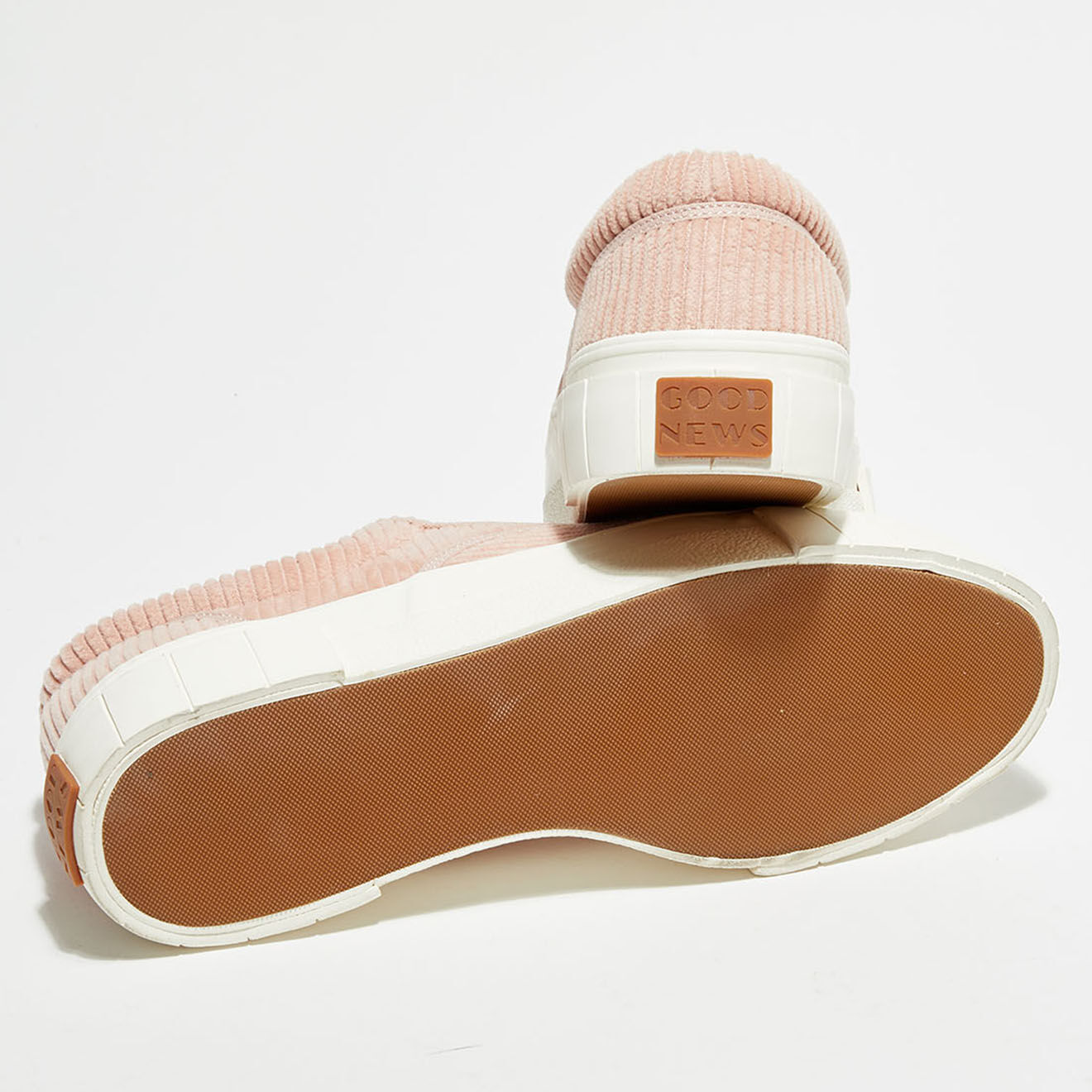 Good News Sneakers en Coton biologique Corduroy roses