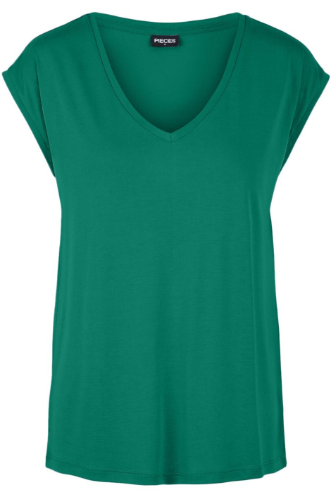 Pieces groene dames t-shirt