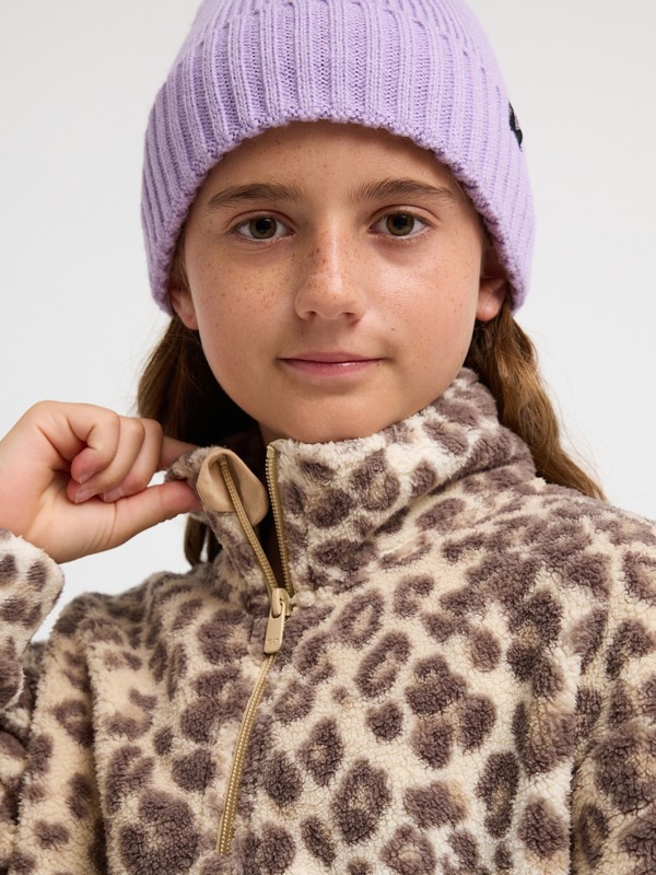 Calling All Mys Polaire à demi-zip Beige Fille 4-16