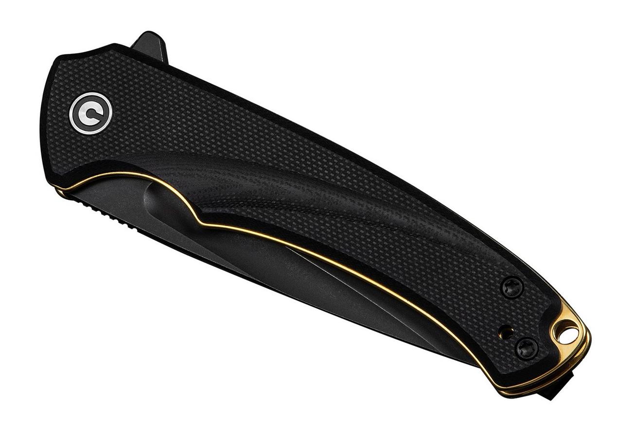 Civivi Voidflare C24040-1 Blackwashed 14C28N, Black G10, zakmes