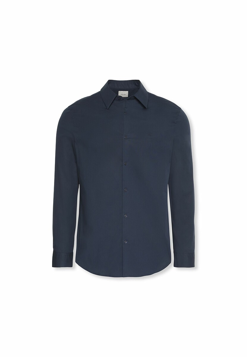 CALVIN KLEIN<br>Camisa de manga comprida de corte justo