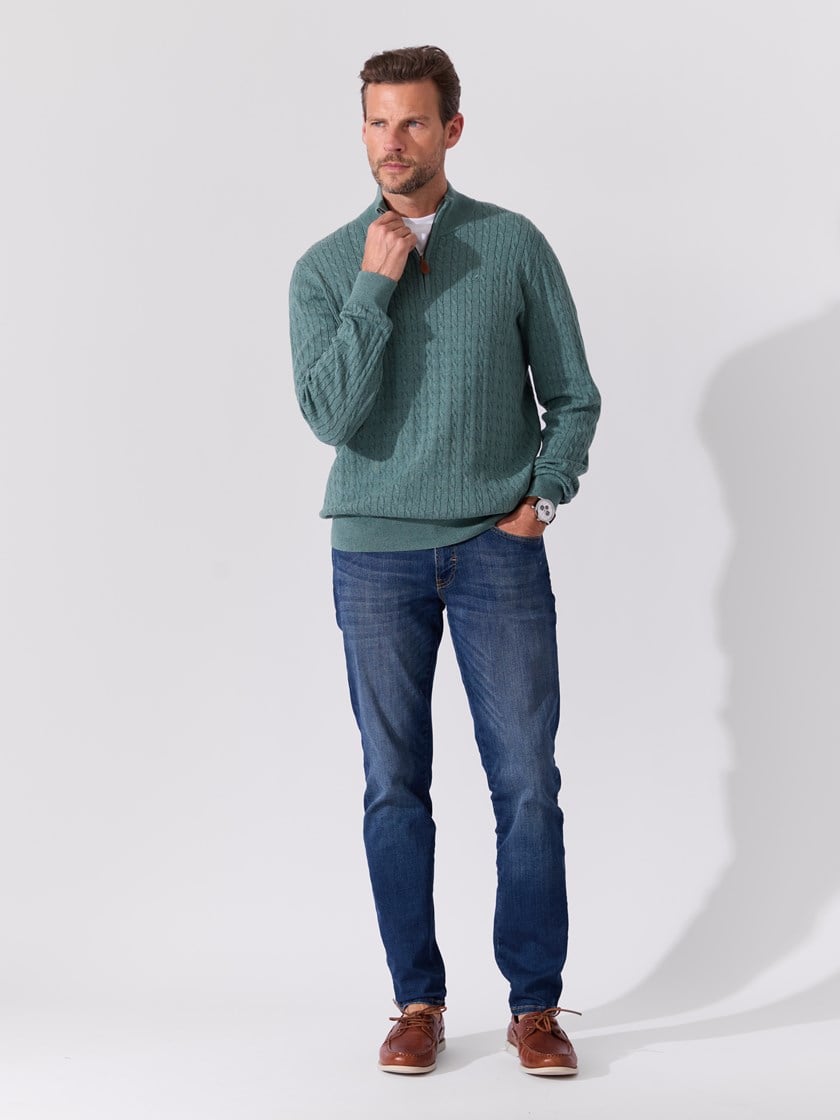 Coast zip genser Sagebrush Green