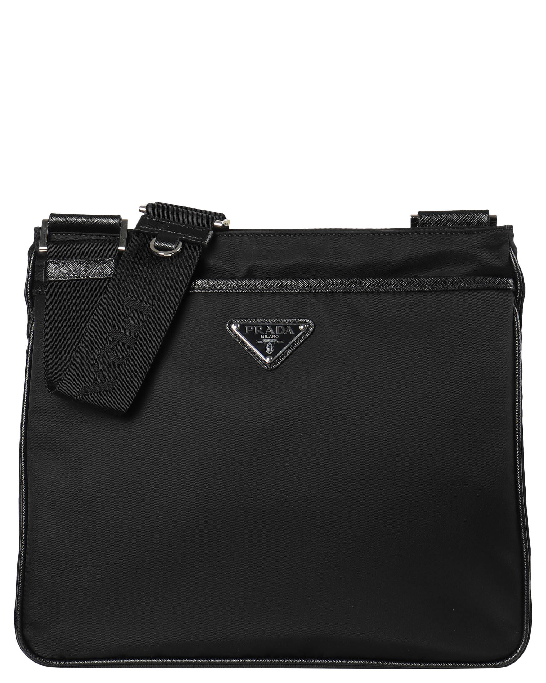 Prada| Umhängetasche RE-NYLON SAFFIANO LEATHER STRAP SHOULDER BAG