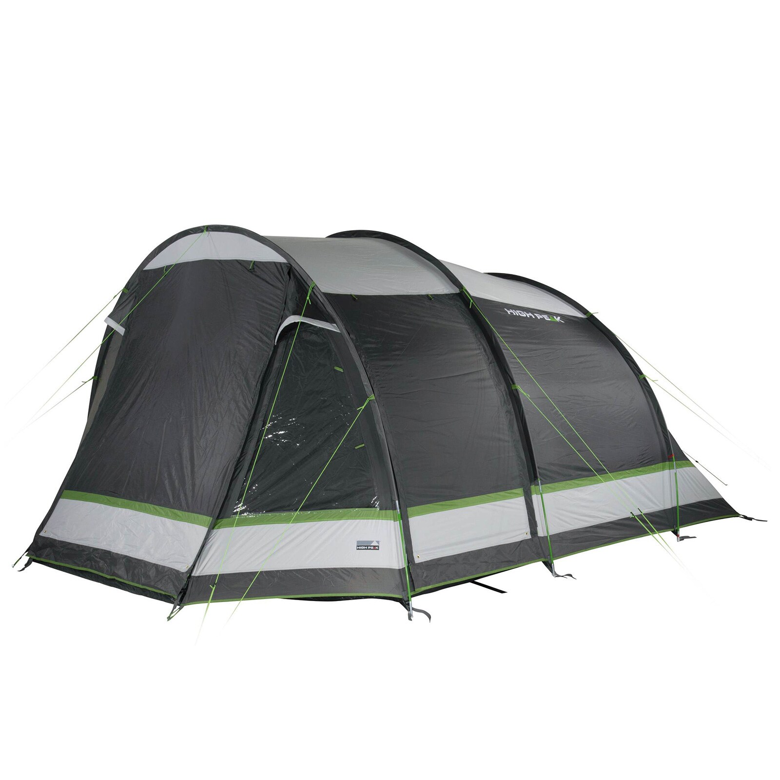 HIGH PEAK Tunnelzelt Meran 5.0 Personen Camping Familien Zelt 2 Kabinen Vorraum