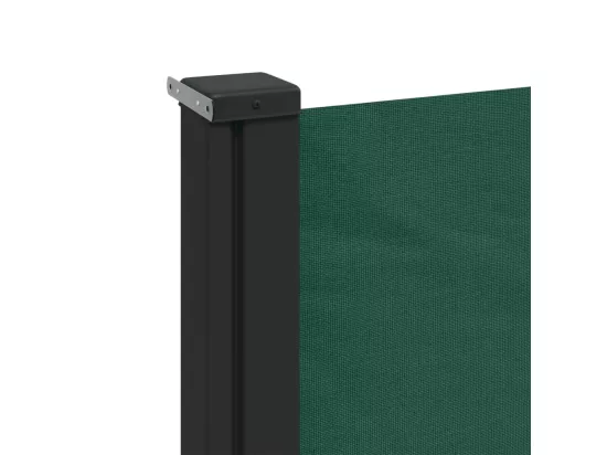 Auvent latéral rétractable vert foncé 220x300 cm