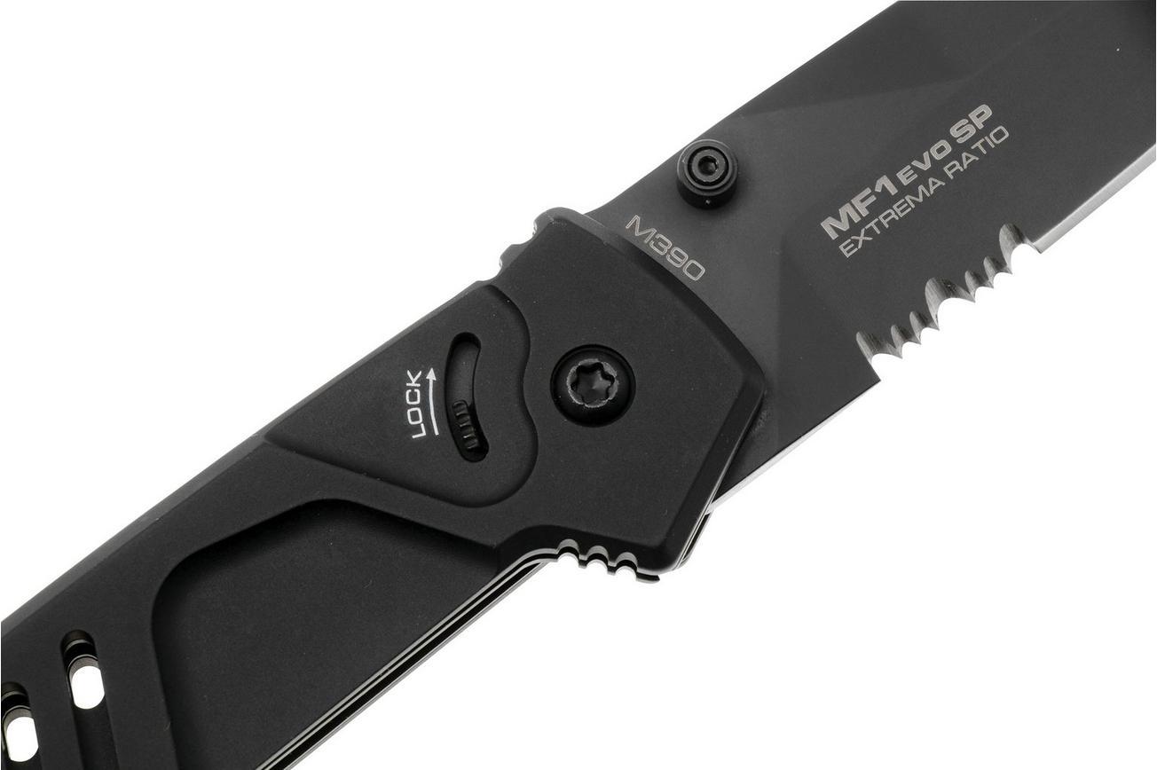 Extrema Ratio MF1 EVO SP 04.1000.0233/M3/BLK/BLK, Black M390, Black Aluminum zakmes