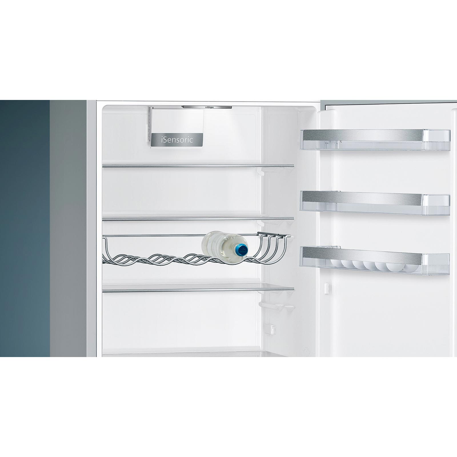 SIEMENS Kühl-Gefrierkombination KG49EAICA - silber - C