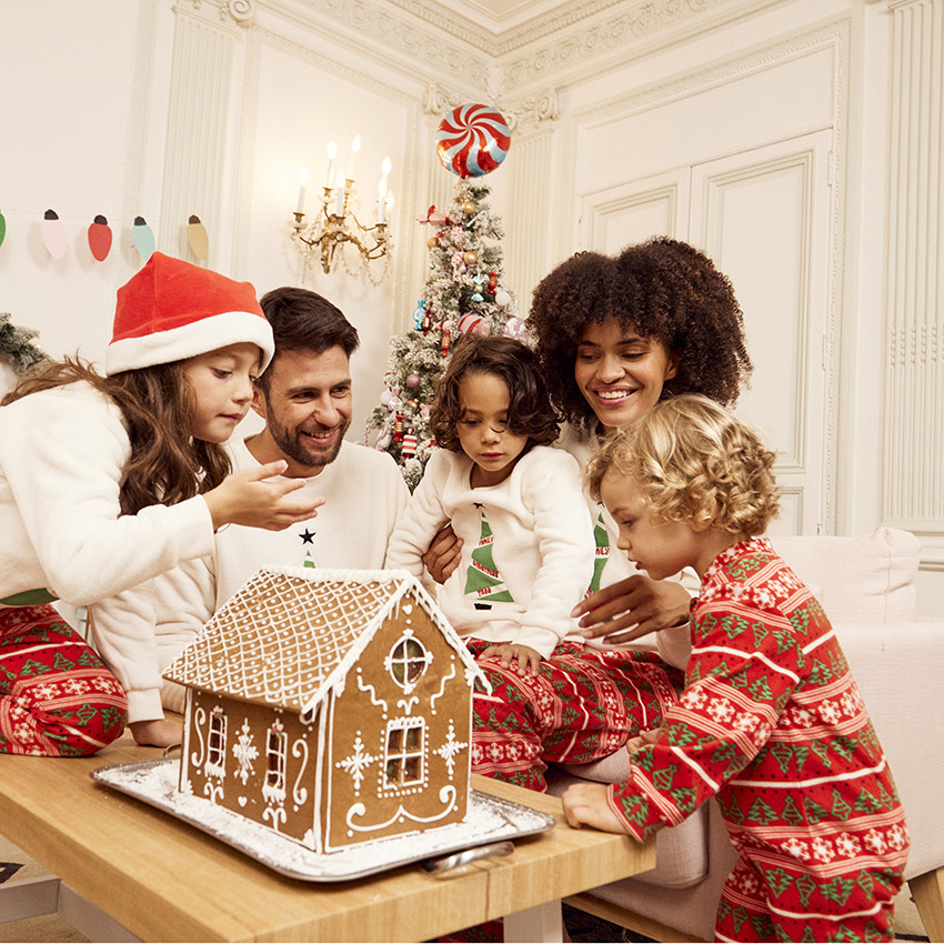 Surpyjama en micropolaire imprimé Noël pour bébé