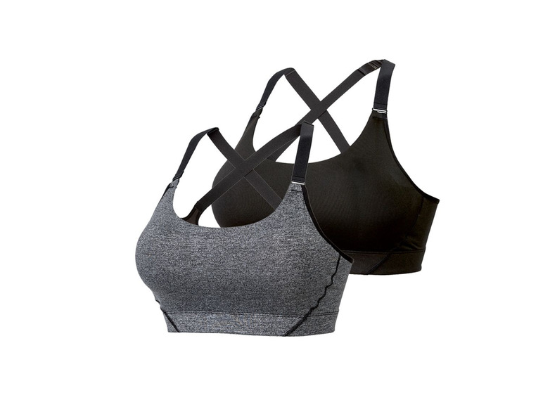 Set van 2 sport-BH's, high-level
