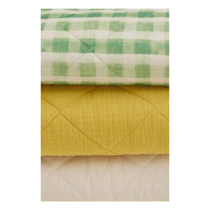 Soft Spot Couverture matelassée en coton bio 90x110 cm | Edamame