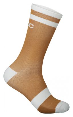 Chaussettes POC Lure MTB Long Marron / Blanc