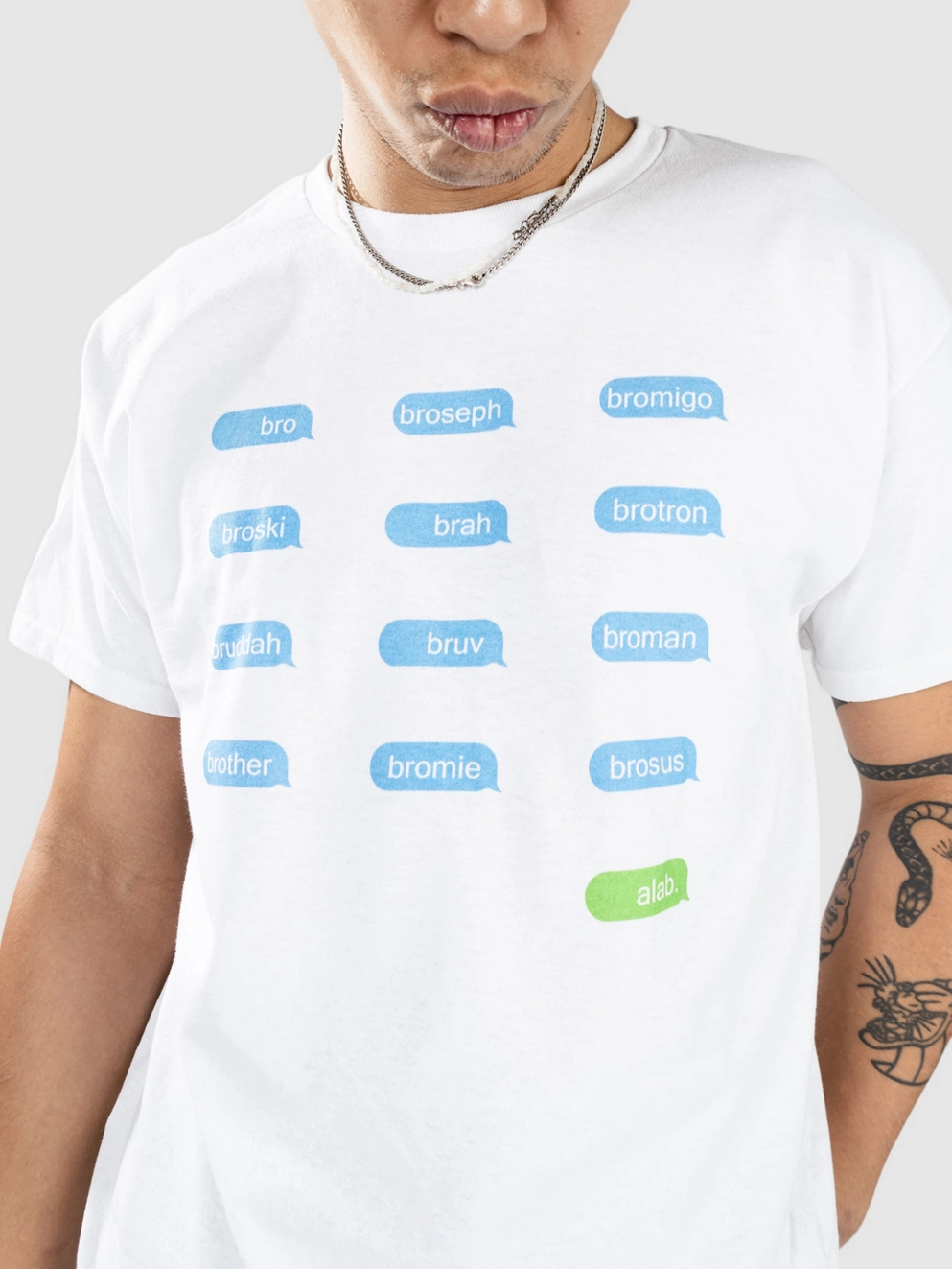 A.LAB Ily Bros T-Shirt white